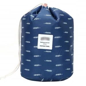 Feathers two piece travel cosmetic bag